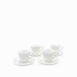 Taza y plato julieta 170ml setx4