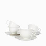Taza y plato opra 200ml setx4