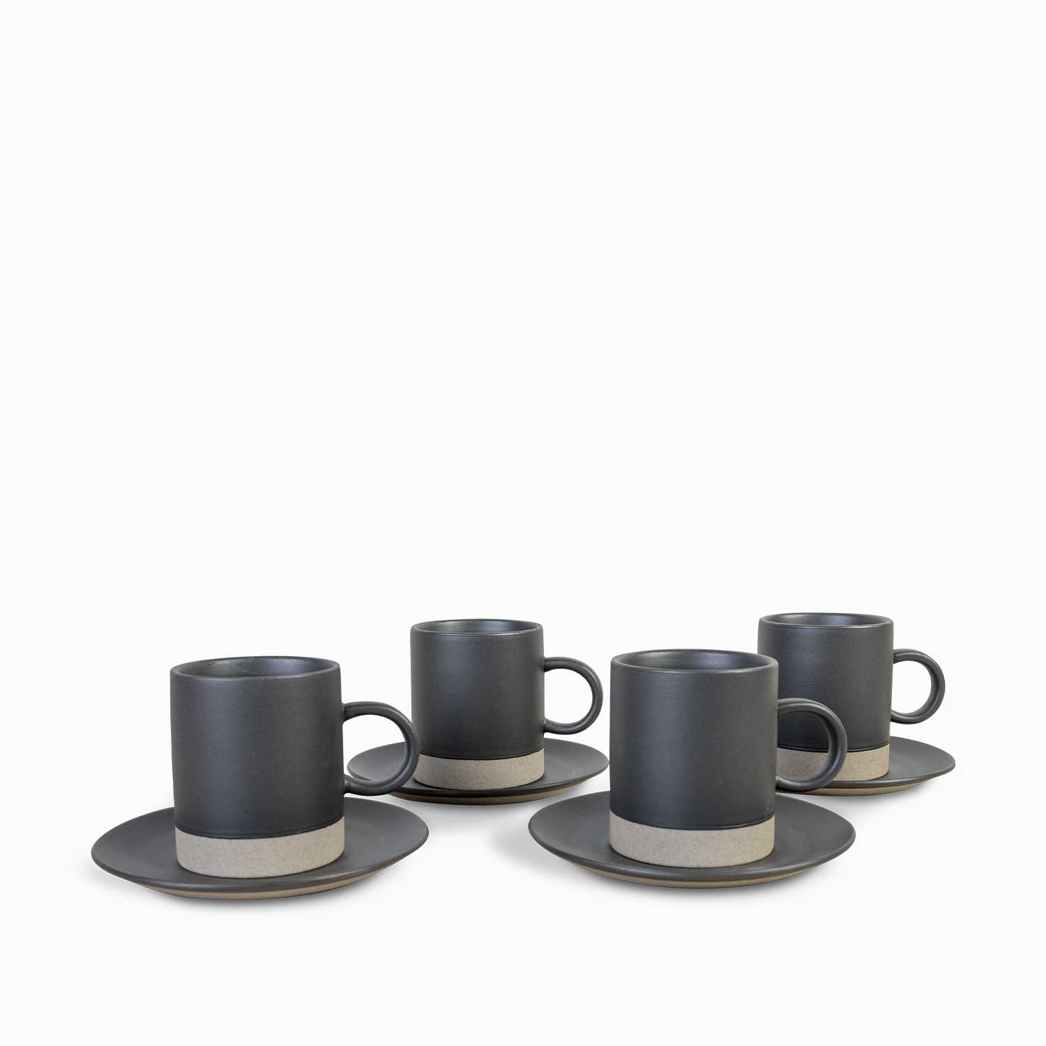 Taza y plato osaka 200ml setx4 - Ambiente Gourmet México