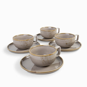 Taza y plato siena setx4 - Ambiente Gourmet México