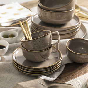 Taza y plato siena setx4 - Ambiente Gourmet México