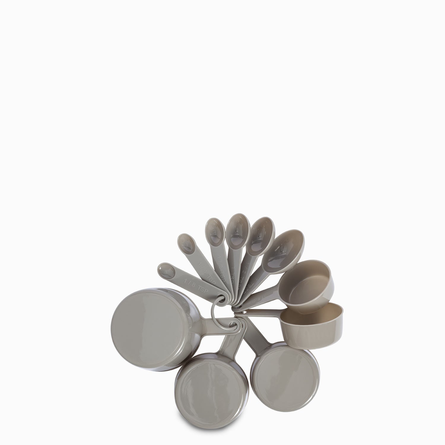 Tazas medidoras gris x 11 - Ambiente Gourmet México