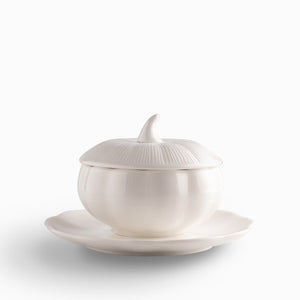 Tazon Con Tapa Y Platico 350Ml Pumpkin