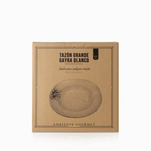 Tazon grande gayra blanco 25.5 cm - Ambiente Gourmet México