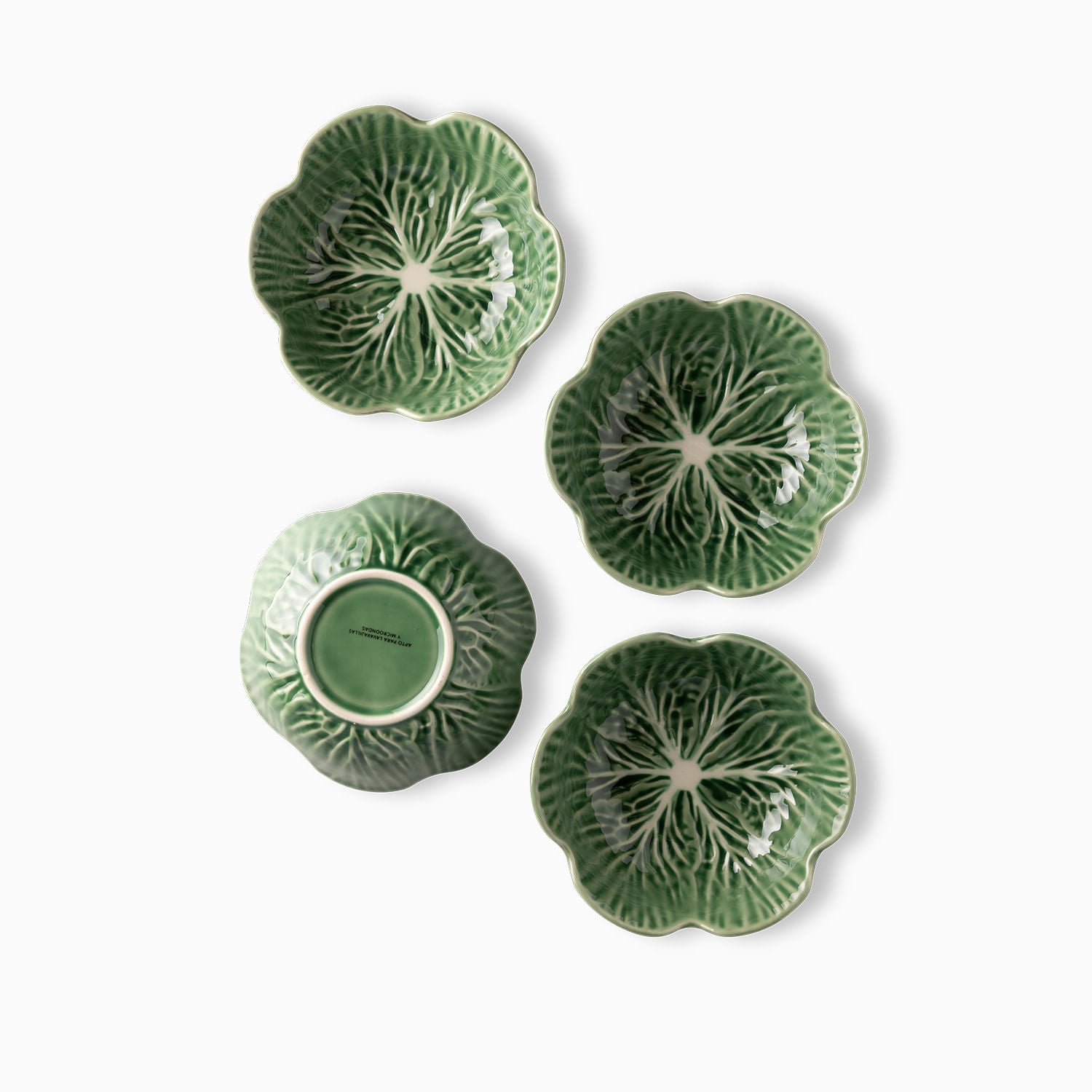 Tazon Huerto Verde 15Cm Set X4 - Ambiente Gourmet México