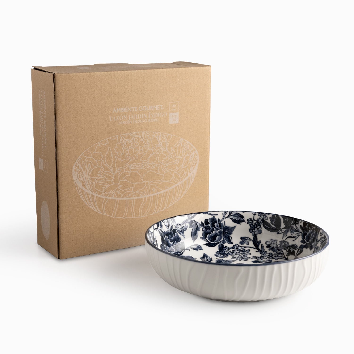 Tazón jardín índigo 20cm - Ambiente Gourmet México