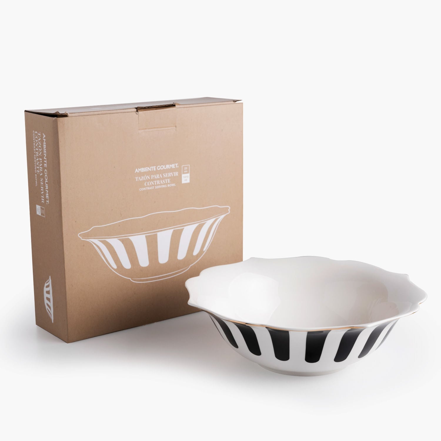 Tazon Para Servir Contraste 23Cm - Ambiente Gourmet México