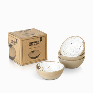 Tazon pequeño gayra blanco setx4 - Ambiente Gourmet México