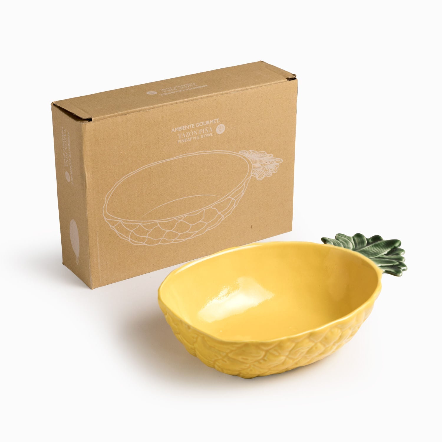 Tazón Piña 590ml - Ambiente Gourmet México