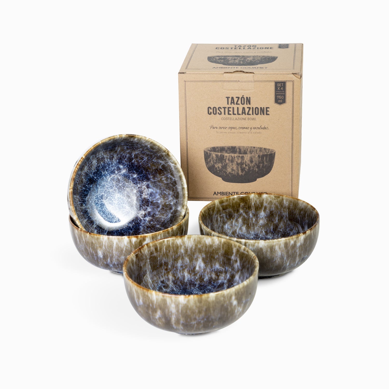 Tazon sopa costellazione 750 ml setx4 - Ambiente Gourmet México