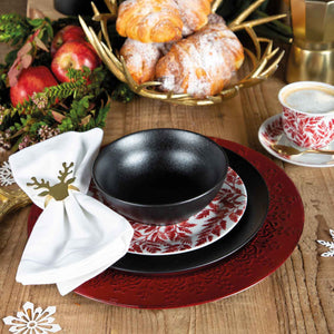 Tazon sopa negro mate - Ambiente Gourmet México