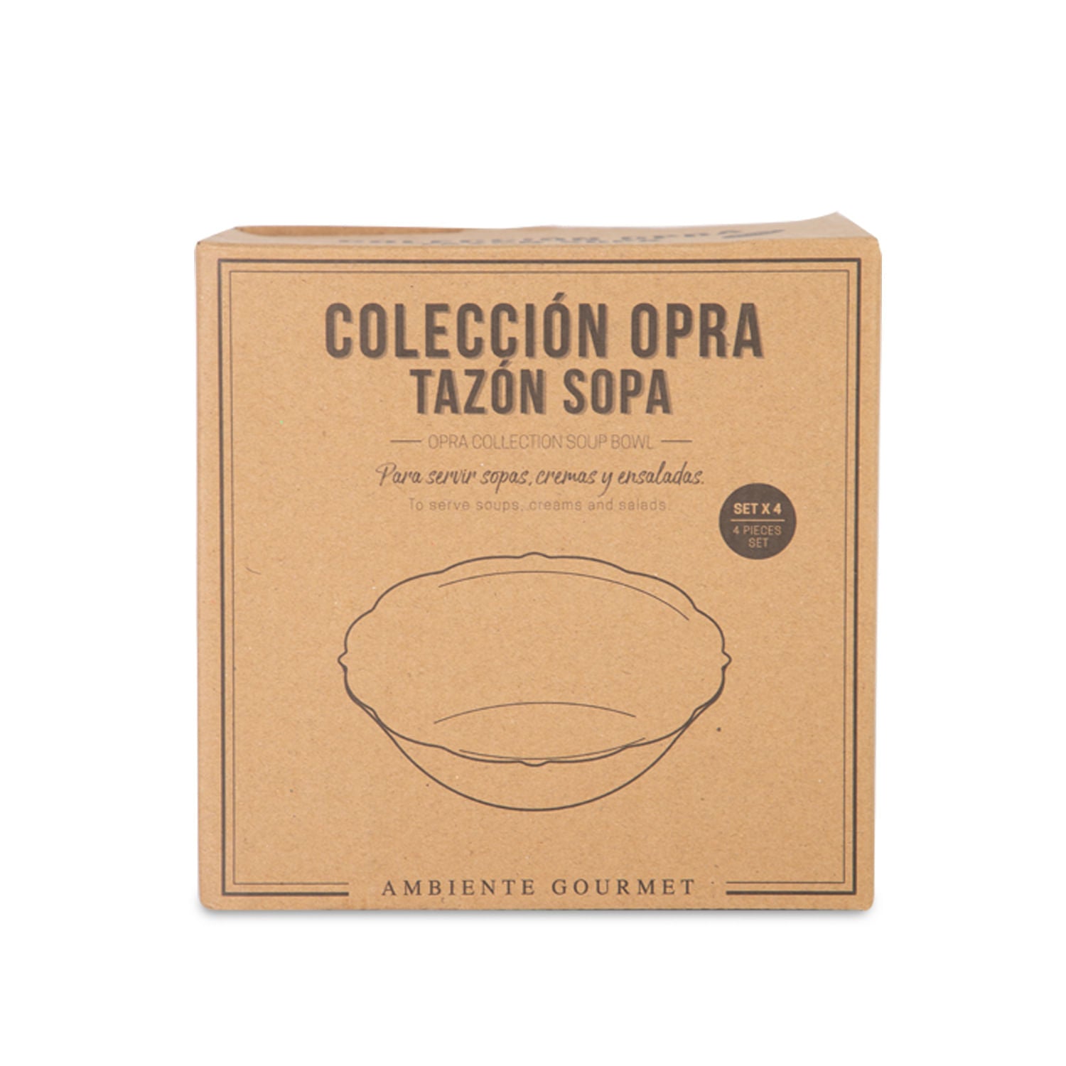 Tazon sopa opra setx4 - Ambiente Gourmet México