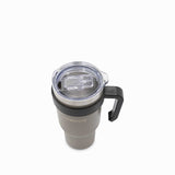 Termo con manija doble pared gris