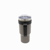 Termo con manija doble pared gris