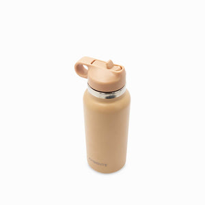Termo doble pared con pitillo almendra 1000ml