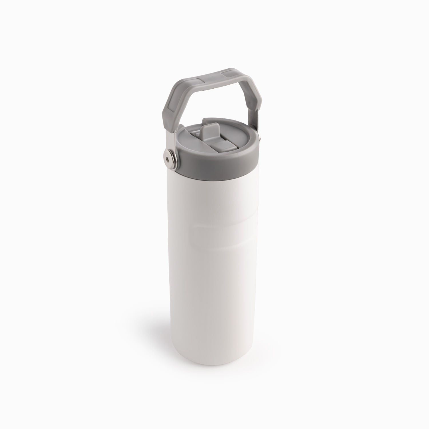 Termo doble pared con pitillo blanco 500ml - Ambiente Gourmet México