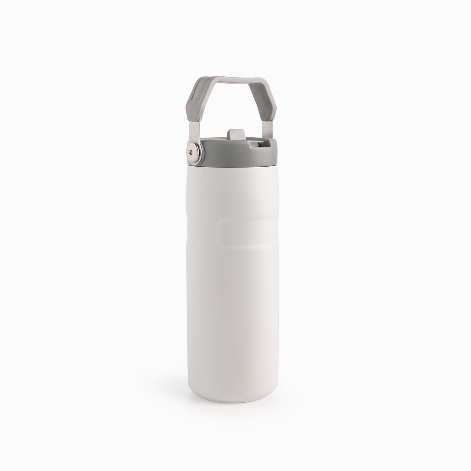 Termo doble pared con pitillo blanco 500ml - Ambiente Gourmet México