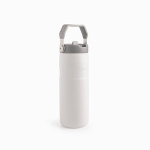 Termo doble pared con pitillo blanco 500ml - Ambiente Gourmet México
