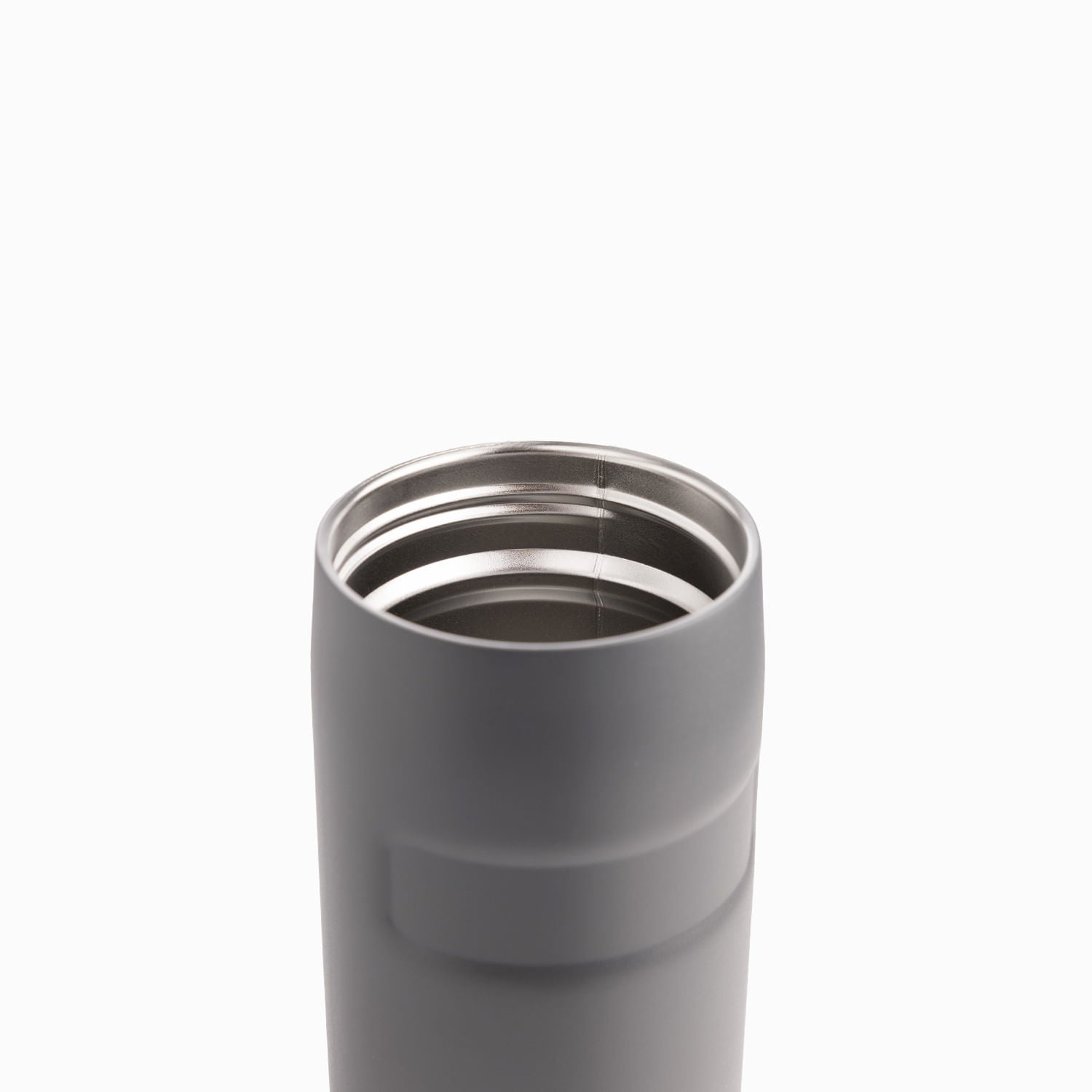 Termo doble pared con pitillo gris 500ml - Ambiente Gourmet México