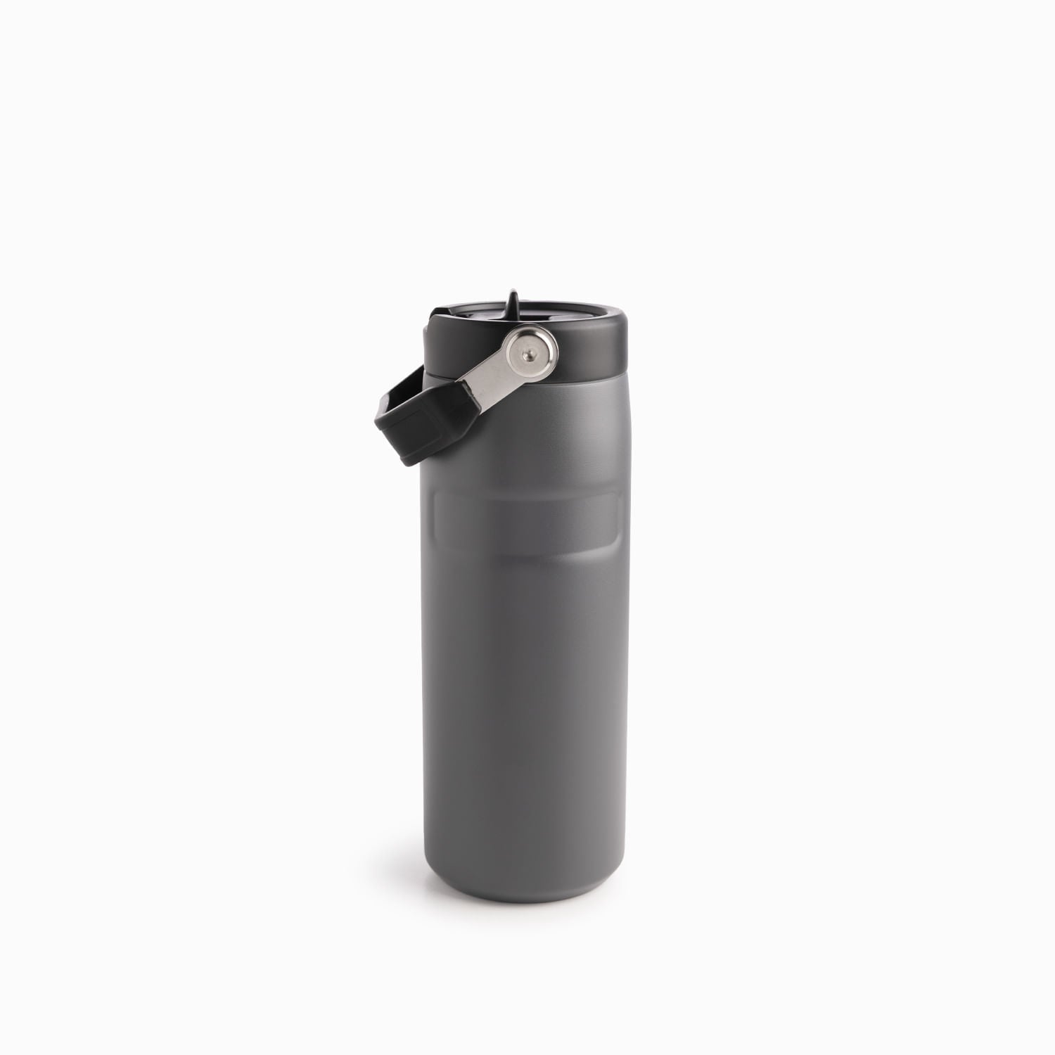 Termo doble pared con pitillo gris 500ml - Ambiente Gourmet México
