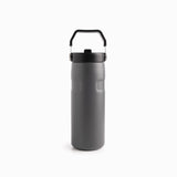 Termo doble pared con pitillo gris 500ml - Ambiente Gourmet México