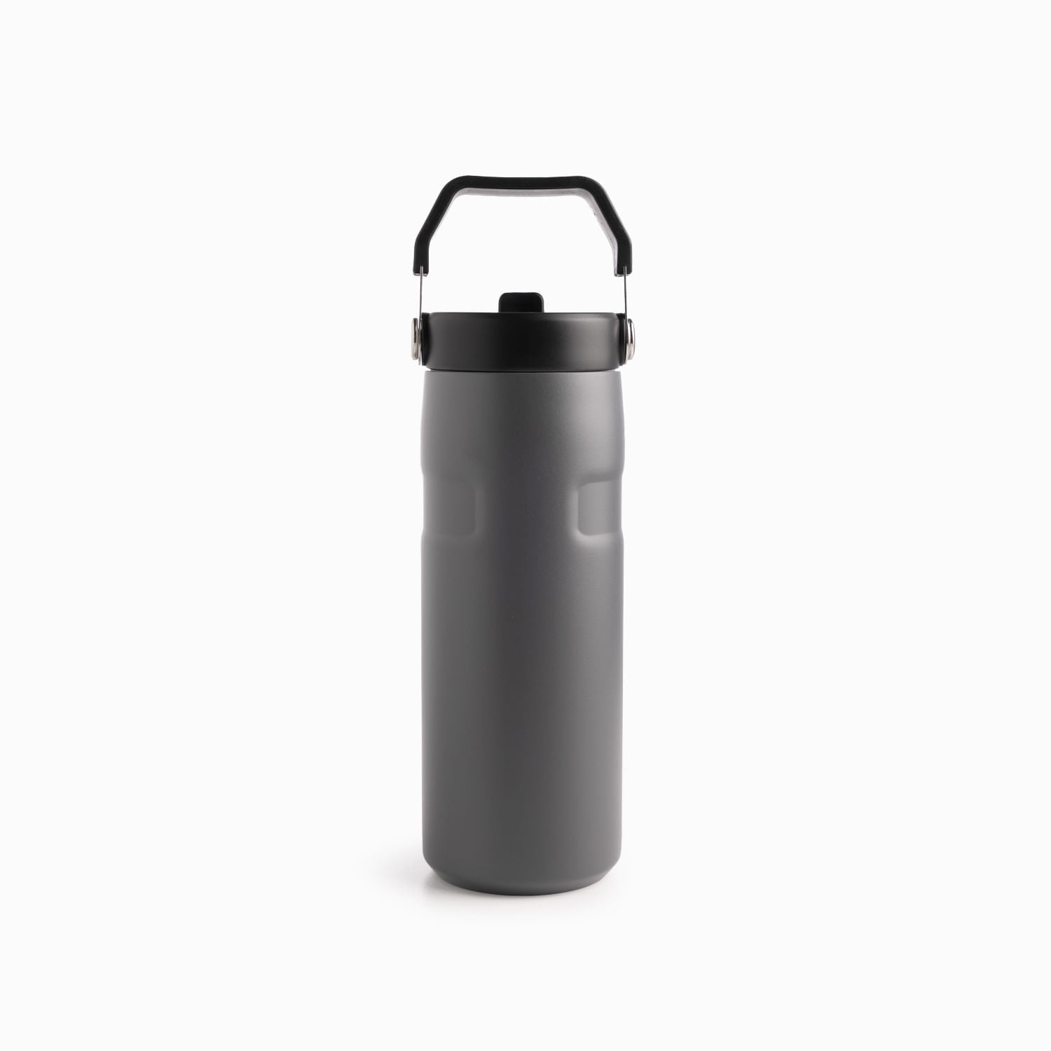 Termo doble pared con pitillo gris 500ml - Ambiente Gourmet México