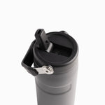 Termo doble pared con pitillo gris 500ml - Ambiente Gourmet México