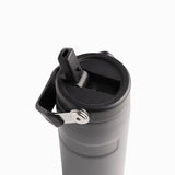 Termo doble pared con pitillo gris 500ml - Ambiente Gourmet México