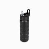 Termo doble pared con pitillo negro mate - Ambiente Gourmet México