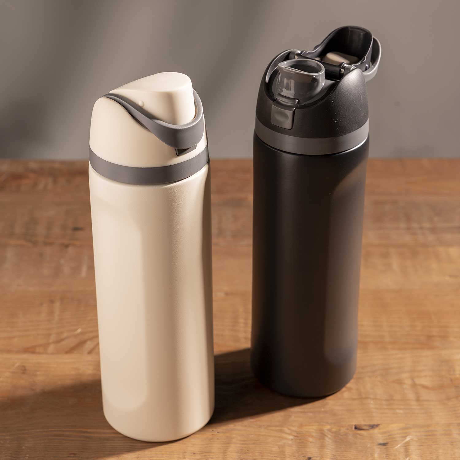 Termo doble pared negro 750ml - Ambiente Gourmet México