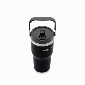 Termo doble pared negro con manija 600ml - Ambiente Gourmet México