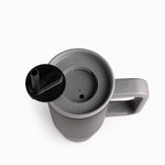 Termo Doble Pared Negro Con Pitillo Y Manija 900Ml - Ambiente Gourmet México