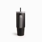 Termo Doble Pared Negro Con Pitillo Y Manija 900Ml - Ambiente Gourmet México