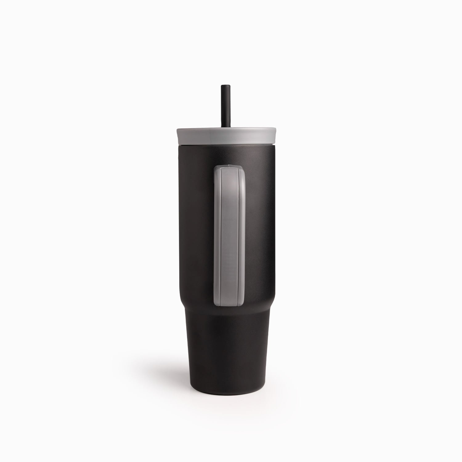 Termo Doble Pared Negro Con Pitillo Y Manija 900Ml - Ambiente Gourmet México