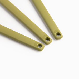 Utensilios Mini Silicona Verde Set X3 - Ambiente Gourmet México