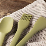 Utensilios Mini Silicona Verde Set X3 - Ambiente Gourmet México