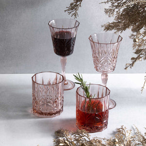 Vaso agata rosado setx2 - Ambiente Gourmet México