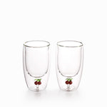 Vaso cereza doble pared 350ml set x2 - Ambiente Gourmet México