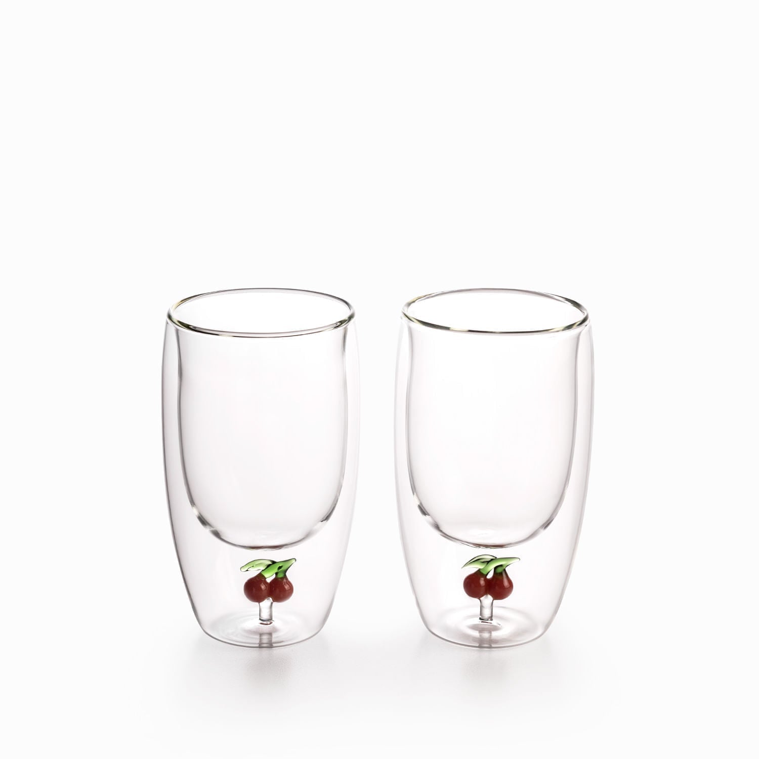 Vaso cereza doble pared 350ml set x2 - Ambiente Gourmet México