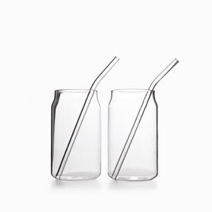 Vaso con pitillo setx2 - Ambiente Gourmet México