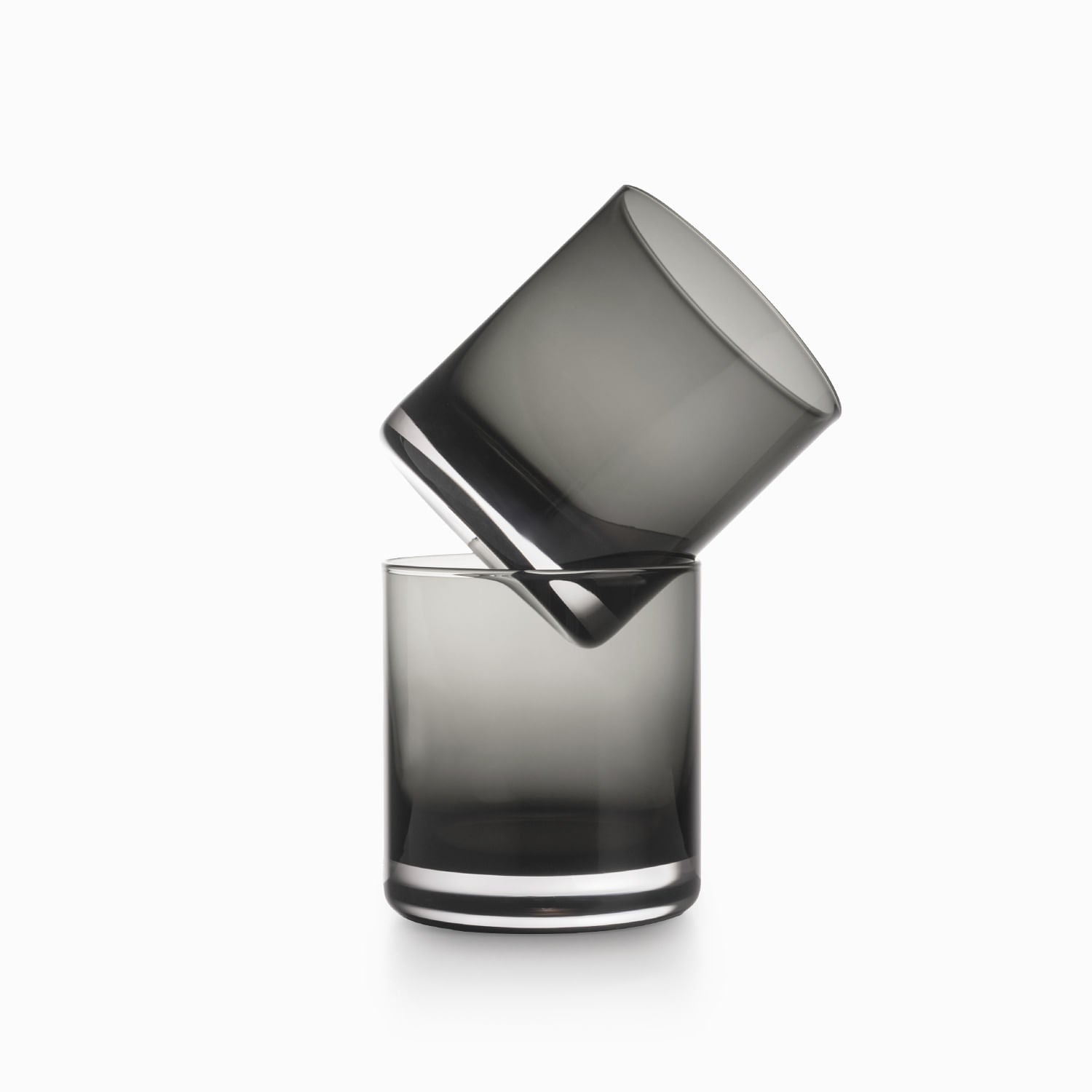 Vaso corto gris set x 2 - Ambiente Gourmet México