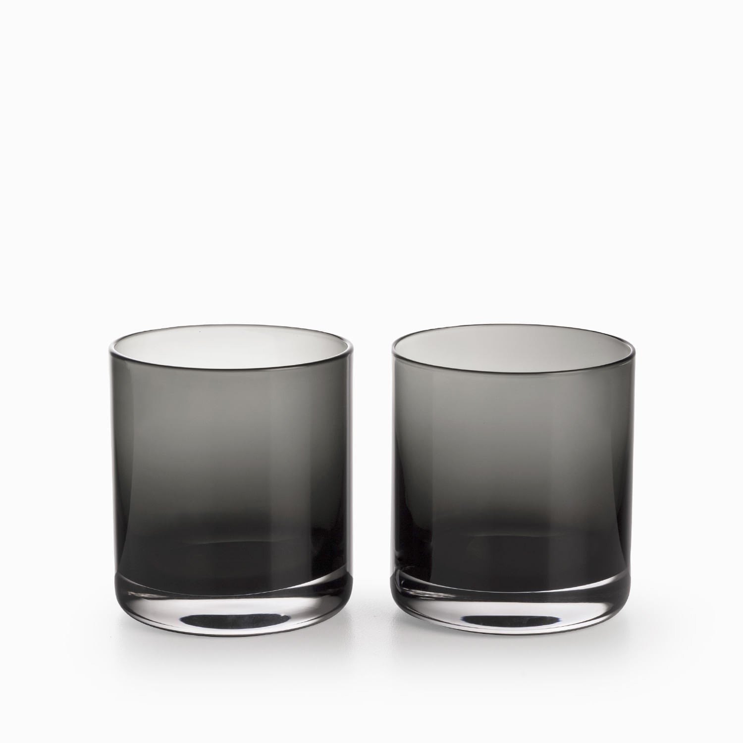 Vaso corto gris set x 2 - Ambiente Gourmet México