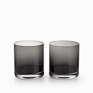 Vaso corto gris set x 2 - Ambiente Gourmet México