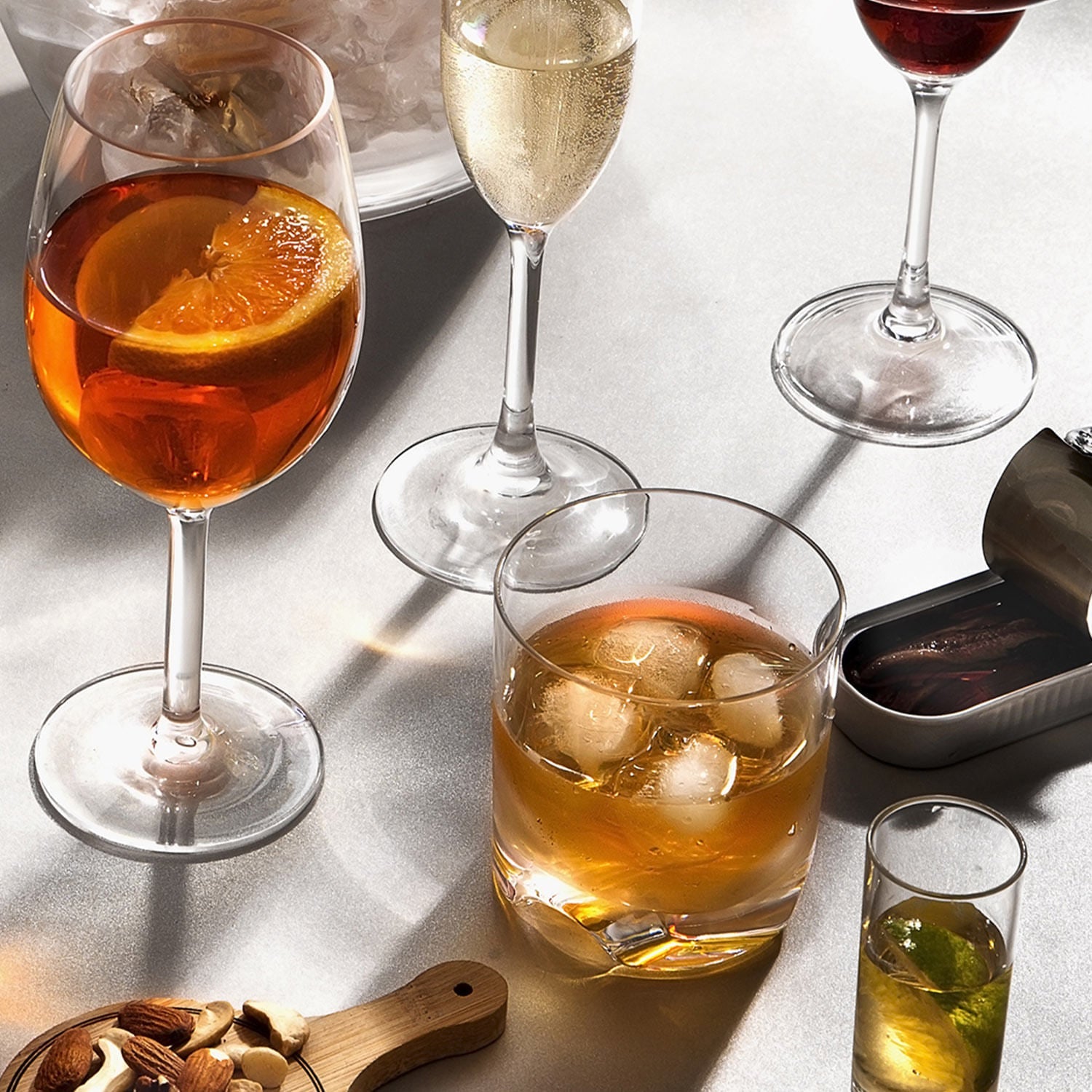 Vaso corto para licor en acrilico - Ambiente Gourmet México