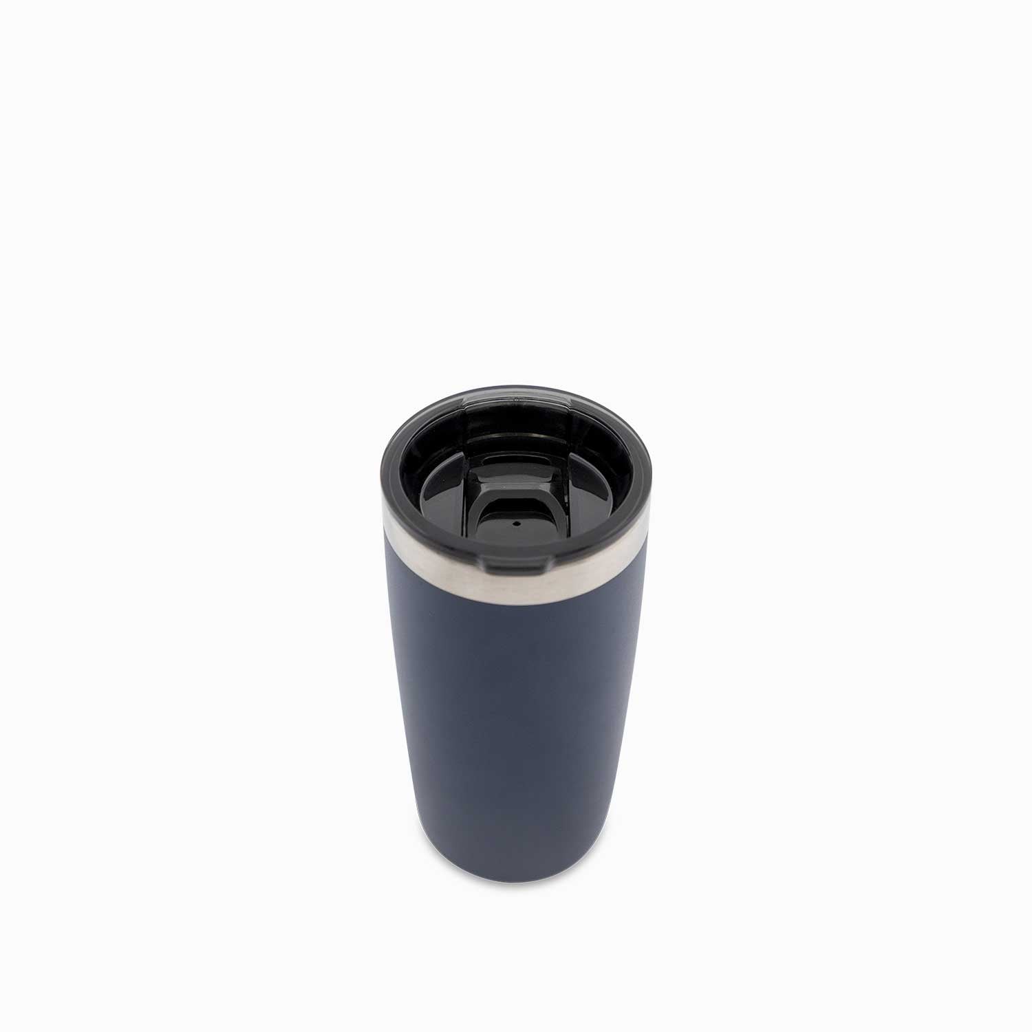 Vaso doble pared acero azul oscuro 320ml - Ambiente Gourmet México