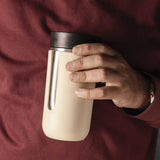 Vaso doble pared beige 400ml - Ambiente Gourmet México