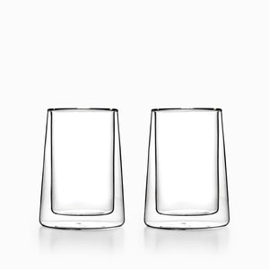 Vaso doble pared cuadrado 300ml setx2 - Ambiente Gourmet México