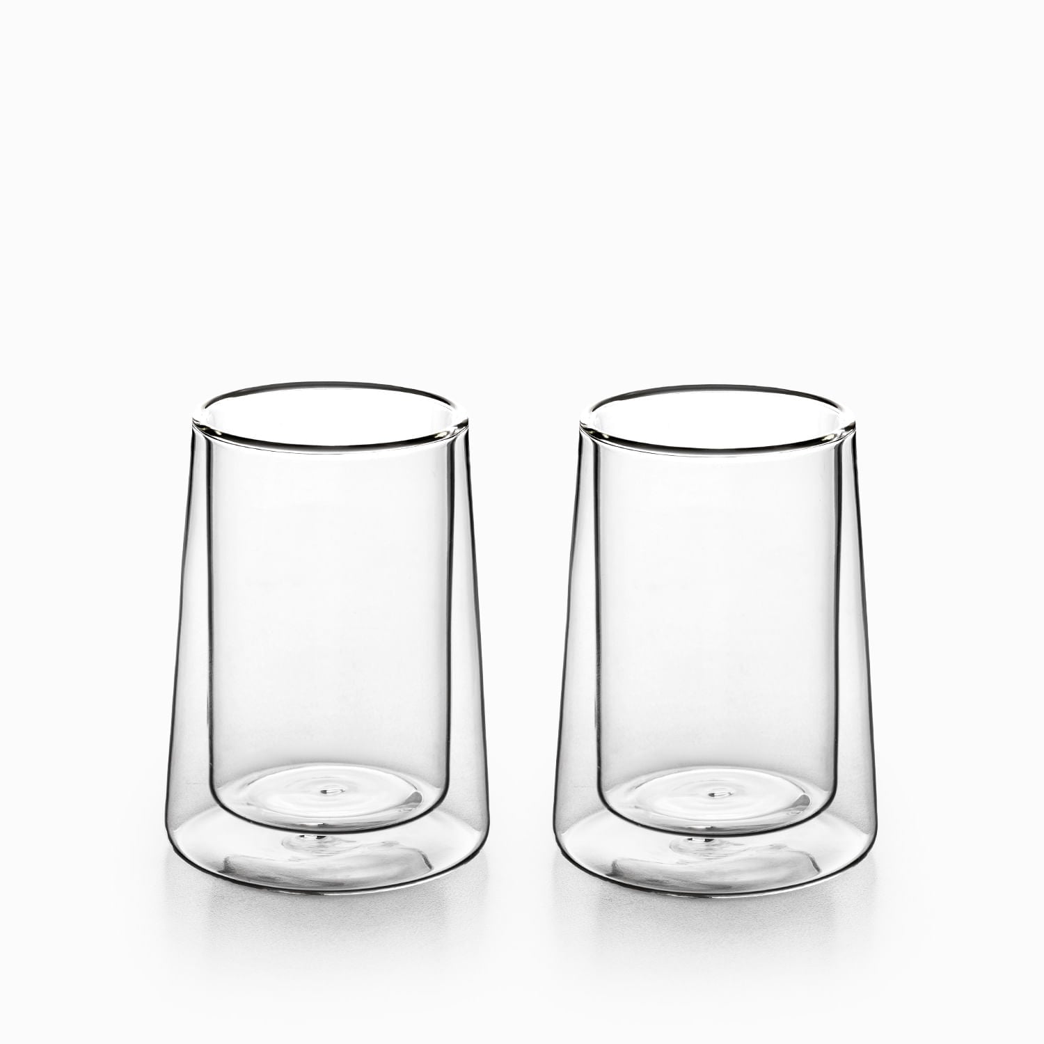 Vaso doble pared cuadrado 300ml setx2 - Ambiente Gourmet México