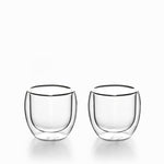 Vaso doble pared curvo 100ml setx2