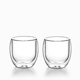 Vaso doble pared curvo 250ml setx2